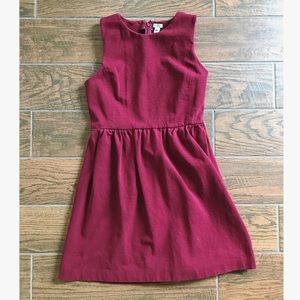 J. Crew Burgandy Dress